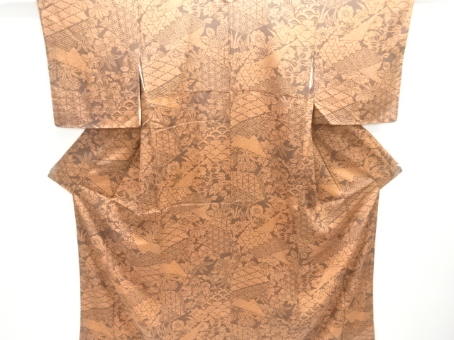 花古典柄小紋着物